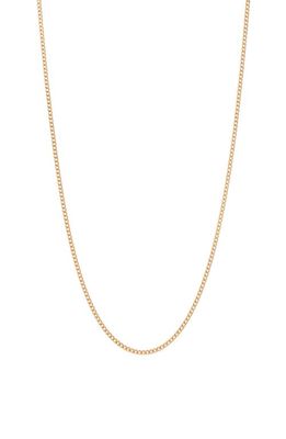 Miansai Men's Cuban Chain Necklace in Polished Gold