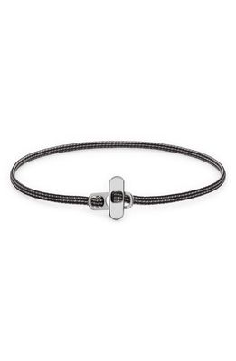 Miansai Men's Metric Rope Bracelet in Black/Grey