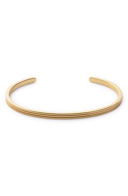 Miansai Stag Cuff Bracelet in Polished Gold