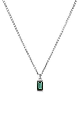 Miansai Valor Quartz Pendant Necklace in Green