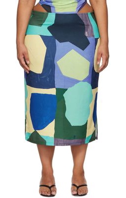 Miaou Multicolor Paloma Elsesser Edition Moni Midi Skirt