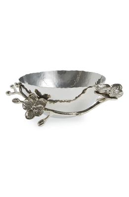 Michael Aram White Orchid Nut Bowl in Silver