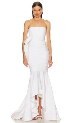 Michael Costello x REVOLVE Anyssa Gown in Ivory