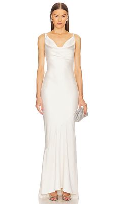 Michael Costello x REVOLVE Fay Gown in Ivory