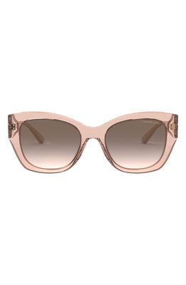 Michael Kors 53mm Gradient Square Sunglasses in Camila Rose/grey Pink Gradient