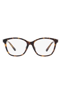 Michael Kors Boulder 53mm Square Optical Glasses in Dk Tort