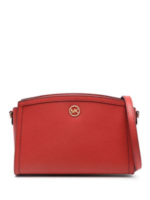 Michael Kors Collection Chantal leather shoulder bag - Red
