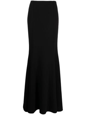 Michael Kors Collection fishtail wool maxi skirt - Black