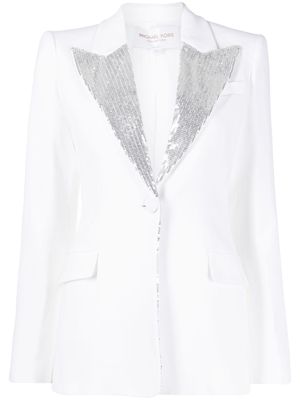 Michael Kors Collection Georgina sequin-embellished blazer - White