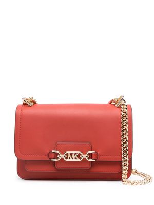 Michael Kors Collection Heather leather crossbody bag - Red