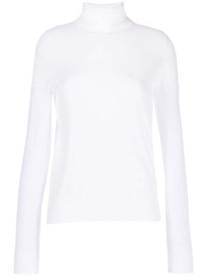 Michael Kors Collection Joan long-sleeve high-neck top - White