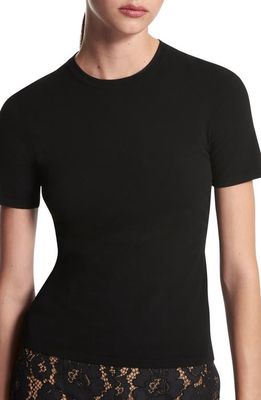 Michael Kors Collection Knit T-Shirt in Black