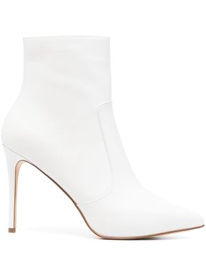 Michael Kors Collection leather ankle boots - White