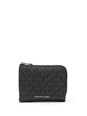 Michael Kors Collection logo zipped wallet - Black