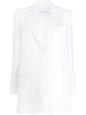 Michael Kors Collection single-breasted linen blazer - White