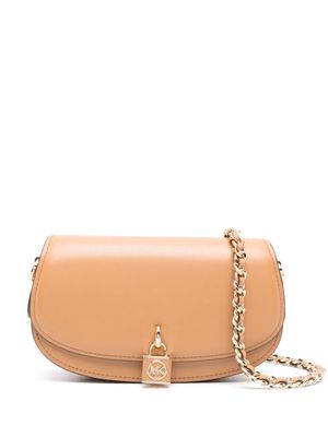 Michael Kors Collection small Mila leather shoulder bag - Neutrals