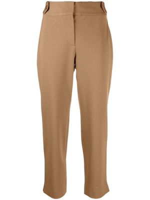 Michael Kors cropped tailored trousers - Brown