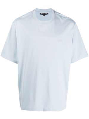 Michael Kors embroidered-logo crew-neck T-shirt - Blue