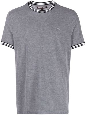 Michael Kors embroidered-logo mélange T-shirt - Grey