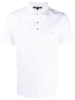 Michael Kors embroidered-logo polo shirts - White