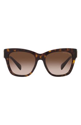 Michael Kors Empire 55mm Gradient Cat Eye Sunglasses in Dk Tort