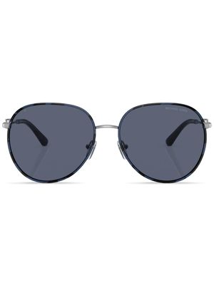 Michael Kors Empire aviator-frame sunglasses - Silver