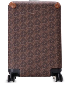 Michael Kors Empire-logo canvas suitcase - Brown