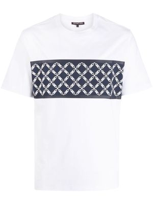 Michael Kors Empire logo-print cotton T-shirt - White