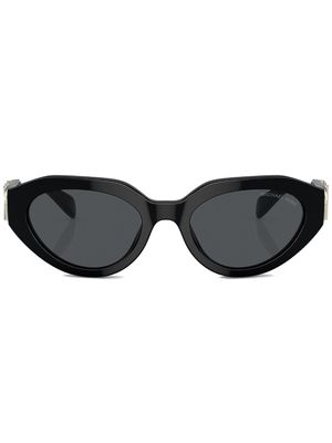 Michael Kors Empire oval-frame sunglasses - Black