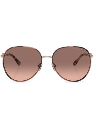 Michael Kors Empire round-frame sunglasses - Pink