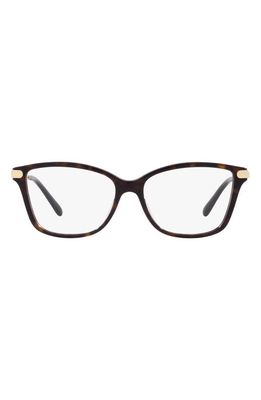 Michael Kors Georgetown 52mm Round Optical Glasses in Dk Tort
