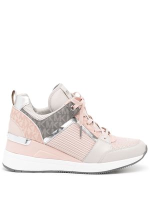 Michael Kors Georgie wedge low-top sneakers - Pink