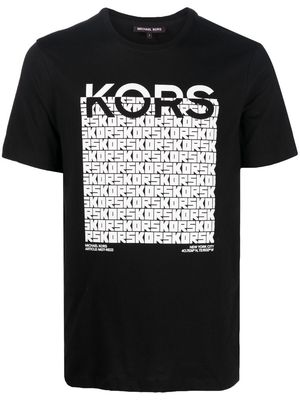 Michael Kors graphic logo-print T-shirt - Black
