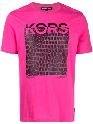 Michael Kors graphic logo-print T-shirt - Pink