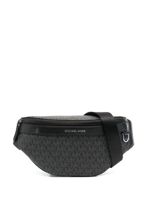 MICHAEL KORS Greyson logo-print belt bag - Black
