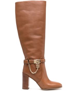 Michael Kors Hamilton 90mm knee-high boots - Brown