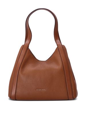 Michael Kors Hobo leather shoulder bag - Brown