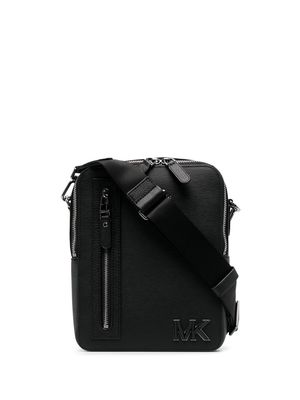 Michael Kors Hudson leather crossbody bag - Black