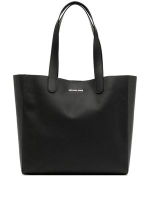Michael Kors Hudson leather tote bag - Black