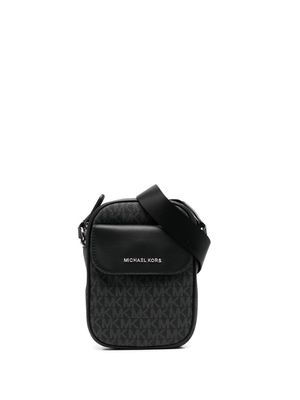 Michael Kors Hudson logo messenger bag - Black