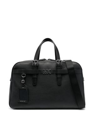 Michael Kors Hudson pebbled-leather luggage - Black