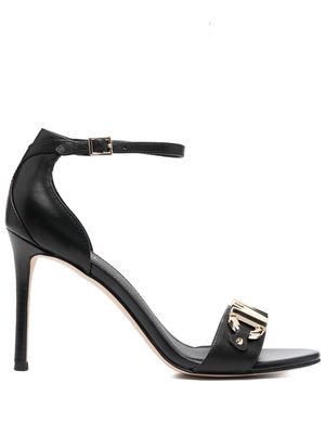Michael Kors Izzy logo-plaque sandals - Black