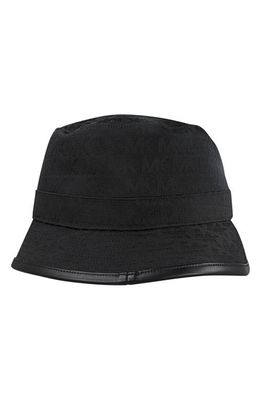 Michael Kors Jacquard Bucket Hat in Black