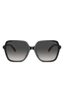 Michael Kors Jasper 58mm Square Sunglasses in Black