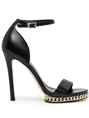 Michael Kors Jordyn 123mm chain-link detailing sandals - Black