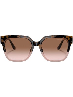 Michael Kors Karlie tortoise-shell oversized sunglasses - Brown