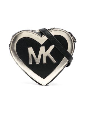 Michael Kors Kids heart-shape shoulder bag - Black