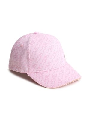 Michael Kors Kids logo-jacquard cotton baseball cap - Pink