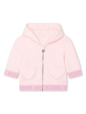 Michael Kors Kids logo-jacquard tracksuit set - Pink