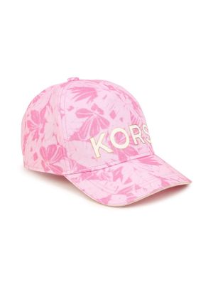Michael Kors Kids logo-print cotton baseball cap - Pink